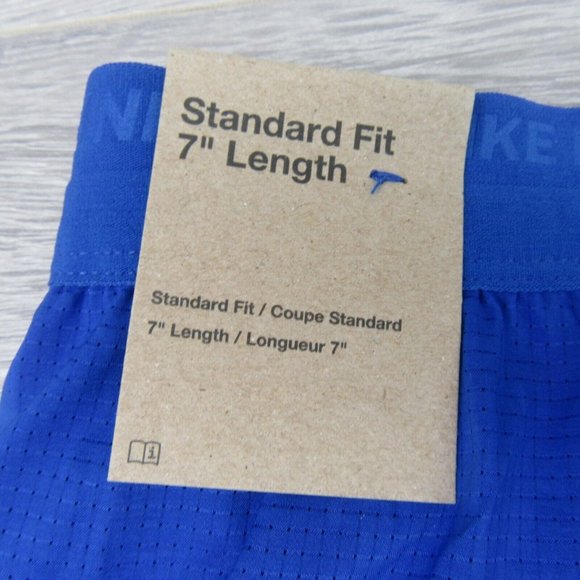 Nike Dri-FIT Stride 7" Running Shorts Mens Size Large Royal Blue NEW - Picture 7 of 13